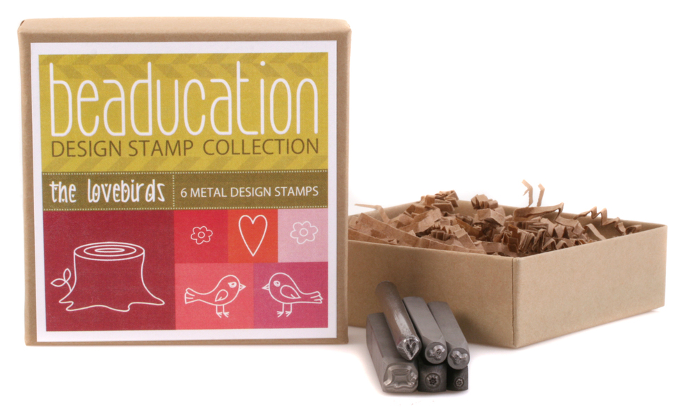 Metal Stamping Tools Beaducation Design Stamp Collection: The Lovebirds